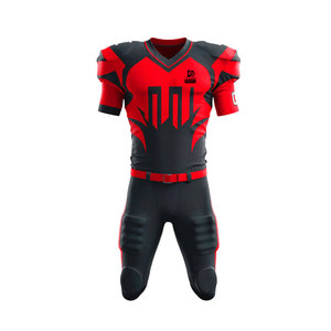 <b>Cheap</b> Price Sports Team Wear American Football Uniform Customized Logo Printed 100% Polyester Quick Dry OEM Service - Product Image 2