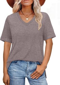 Nouvelle collection Printemps-Été : T-shirt décontracté ample à manches courtes pour femme, respirant, avec logo – Exportation transfrontalière garantie - Product Image 2