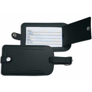 Étiquettes de bagages en cuir PU avec Logo personnalisé, pour bagages, vente en gros, haute qualité, 50 pièces - Product Image 2