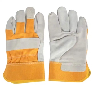 ถุงมือทำงานหนังวัวแท้คุณภาพสูงจากแคนาดา สำหรับงานหนัก ทนทาน สวมใส่สบาย พร้อมคุณสมบัติสะท้อนแสงเพื่อความปลอดภัย เหมาะสำหรับงานประจำวัน มาตรฐาน CE - Product Image 1