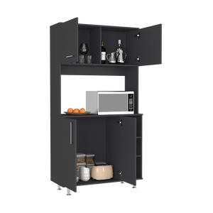 Armadio dispensa nero da cucina Delaware - Product Image 4