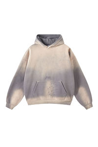 Vente en gros de sweats à capuche personnalisés pour hommes, en molleton 500 g/m², coupe streetwear, teint en pièce, pour marques streetwear américaines, fournisseur en gros - Product Image 6