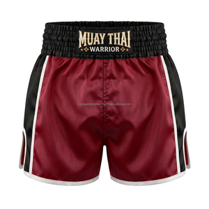 Shorts de boxe Muay Thai personnalisés par sublimation, usine OEM, vente en gros, shorts d'entraînement vierges, vêtements de combat, 100% polyester, durables, unisexes - Product Image 3