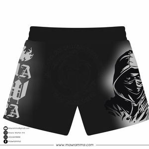 Mawra MMA Men's Black Sublimation Shorts Quick Dry Sporty Design <b>Elastic</b> Waist Printed Pattern Short Length Beach Shorts - Product Image 6