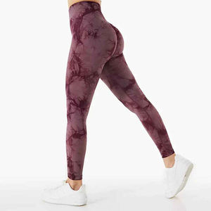 TAYUMA INDUSTRIES High Waist Breathable Anti-Bacterial Vintage <b>Ankle</b>-<b>Length</b> Knitted Nylon Polyester Spandex Women's <b>Leggings</b> - Product Image 3