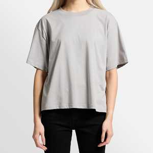 Camiseta Oversize para Mujer al por Mayor, Color Liso, Casual, Top Largo de Verano, Proveedor OEM de Camisetas Básicas y Modernas para Mujer - Product Image 5