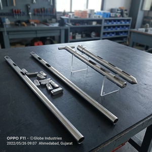 Ensemble d'échantillonneurs manuels en acier inoxydable pour poudres, tubes de sonde multi-niveaux avec inserts d'échantillonnage pour laboratoires industriels - Product Image 5