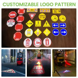 ไฟเตือนรถยกเพื่อความปลอดภัยไฟสัญญาณเสมือนแบบกำหนดเองไฟเตือนรถโลโก้หยุดรถลูกศรสภาพใหม่ - Product Image 2