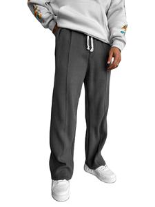 Pantalones de chándal holgados para hombre, pantalones Cargo deportivos de invierno, pantalones de calle con cordón - Product Image 6