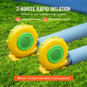 Potente Sistema di Filtraggio dell'Aria con Soffiatori da 950W+750W, Cabina Gonfiabile per Verniciatura a Spruzzo 29.5 X 15.7 X 11.8 ft, Sistema di Filtraggio dell'Aria 950W+750W - Product Image 2