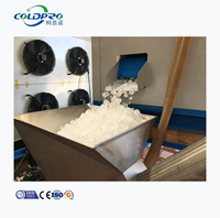 Machine à glace en tubes COLDPRO 1 tonne par jour pour boissons et restaurants, machine à fabriquer des glaçons en tubes cristallins