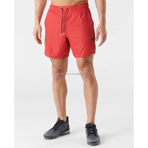 Shorts de course pour hommes, séchage rapide, imperméables, respirants, 100% polyester, avec poche arrière zippée pour téléphone, pour l'entraînement - Product Image 5