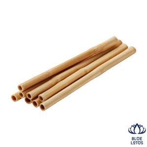 Pajitas de Bambú Reutilizables de Alta Calidad, Ecológicas, con Cepillo de Limpieza, Venta al Por Mayor - Product Image 1