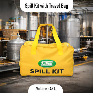 Kit anti-déversement d'hydrocarbures portable de 45 litres, sac de voyage, ensemble absorbant d'urgence avec tampons et chaussettes pour usage marin, camion et industriel - Product Image 2