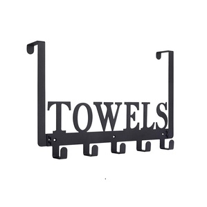 Colgador de puerta de hierro duradero con diseño de gancho resistente, acabado resistente al óxido para soluciones de organización y almacenamiento en el hogar - Product Image 6