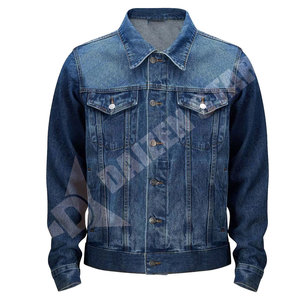 Men's Denim Jacket Regular Fit Plaid Pattern Button Closure Casual Winter Wear 100% Cotton Woven Fabric Windproof Breathable - Product Image 3