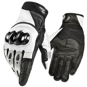 Gants de moto en cuir pour la course, gants de protection pour motards, gants de moto respirants pour une utilisation en extérieur - Product Image 3