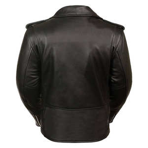 Chaqueta Bomber Vintage Impermeable con Cierre y Cuello Alto, Forro de Seda, Logotipo Bordado de Motociclista, 100% Algodón Ecológico OEM - Product Image 4