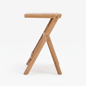 Porte-revues scandinave en bois avec panneau en rotin, meuble de bureau commercial rectangulaire, support de rangement en métal fait main - Product Image 2