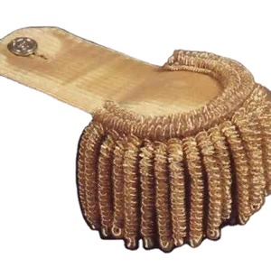 Insignes Hamza OEM généraux américains de haute qualité Épaulettes à franges en or personnalisées Écologique Bandoulière Uniforme de cérémonie - Product Image 4