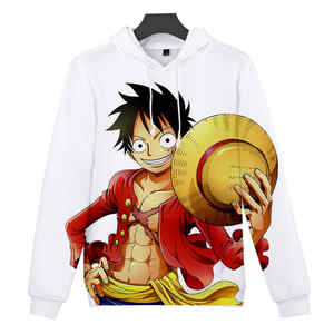 Sudadera con Capucha Sublimada 100% Poliéster para Fanáticos del Anime Monkey - Product Image 5