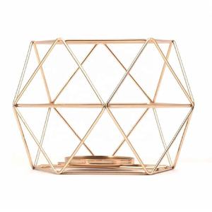 New Arrival Metal Geometric Design Tea Light <b>Candle</b> <b>Holder</b> for Home Wedding or Christmas Decor - Product Image 2