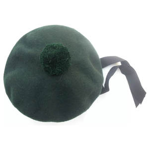 Chapeau en laine acrylique vert écossais Balmoral OEM ODM, casquette Highland Balmoral personnalisée, vente en gros 2026 - Product Image 2