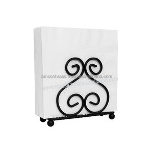 Porte-serviettes en fil de fer en acier inoxydable Design de luxe Table à manger en fil de fer en métal Porte-serviettes en argent au meilleur prix et à bas prix - Product Image 5