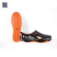 รองเท้าบูทมอเตอร์ไซค์ AP Boots ALLBIKE สีส้ม กันน้ำ ระบายอากาศได้ดี ผลิตจาก PVC รองเท้าลำลองเพื่อความปลอดภัย - Product Image 3