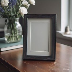 Cadre photo décoratif en métal pour un intérieur élégant, un bureau, un portrait de famille et une présentation de cadeaux d'anniversaire - Product Image 2