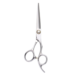 Ciseaux de barbier professionnels en acier inoxydable pour gauchers, manche long, lame tranchante, 30 dents, ciseaux de toilettage pour salon - Product Image 2