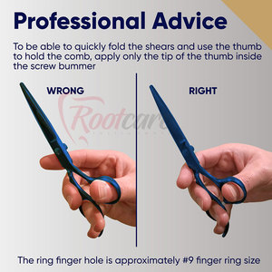 Low Price High Quality Stainless Steel Barber <b>Scissors</b> Beauty Instrument for Sale Made Pakistan <b>Left</b>-<b>Handed</b> Foldable Long Handle - Product Image 6