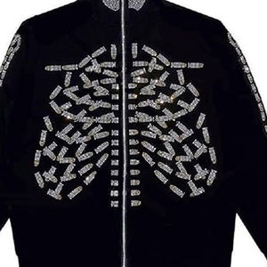 Sweat à capuche zippé pour homme, personnalisé, effet soleil délavé, en molleton bouclette fonctionnel, délavé à l'acide, 500 g/m², avec rivets et strass, grammage lourd - Product Image 6