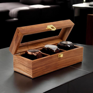 Estuche de Madera de Lujo para Relojes, Caja de Almacenamiento de Madera para Entusiastas de los Relojes, Empaque para Venta al por Menor por AYAANS - Product Image 3