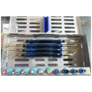 ชุดอุปกรณ์ฝังรากฟันเทียมแบบ Bone Bridge Instruments ทำจากสแตนเลสและซิลิโคน ประกอบด้วยดิสก์ ดอกสว่าน ตัวยกไซนัส ตัวกั้นไซนัส พร้อมอุปกรณ์เสริมสำหรับใช้งานด้วยมือ - Product Image 6