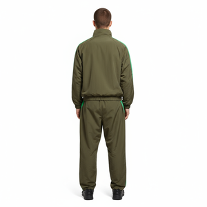 Conjunto Deportivo Personalizable y Transpirable para Hombre, Estilo Vintage 3D de los 90, Chaqueta y Pantalón de Nylon Tejido con Bloques de Color - Product Image 2