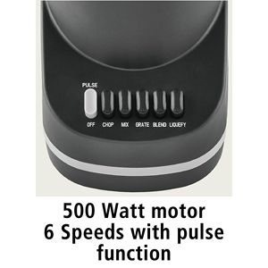 Licuadora Eléctrica de 500W y 6 Velocidades con Jarra Metálica de 2L, Función de Trituración de Hielo y Calentamiento, Enchufe Estadounidense/Británico - Product Image 5