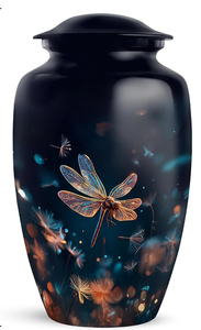 Urnas decorativas de latón para adultos, urnas hechas a mano para entierro de hombres y mujeres, urnas funerarias de alta calidad - Product Image 4