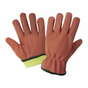 High Quality Goat Grain Leather Safety <b>Gloves</b> Heat Spark Resistant Adjustable Wristlet General Purpose Heavy Duty Industrial - Product Image 6
