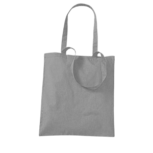 Sac en toile de coton réutilisable et écologique avec longues bandoulières pour les courses et l'emballage de détail - Product Image 1