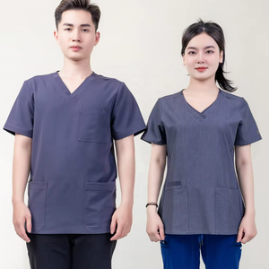 Women's and Men's Hospital Uniform Medical <b>Scrubs</b> Pants, Shirt Good Stretch From Verified Manufacturer <b>Clothes</b> - ODM/ OEM - Product Image 6