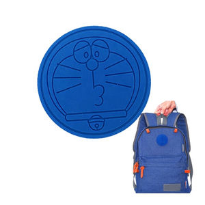 Custom 3D Embossed Logo PVC Patches Heat Press Sew Iron Rubber <b>Badges</b> for Clothing Silicone Soft Rubber PVC Patches for Garments - Product Image 3