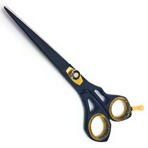 กรรไกรตัดผมมืออาชีพดีไซน์แบบแฟนซีได้รับความนิยมสูงสุดเหล็กคุณภาพสูงโลโก้และบรรจุภัณฑ์แบบกำหนดเองมีหลายสี - Product Image 1