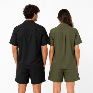 Conjunto de Camiseta y Pantalones Cortos de Verano 2026 Personalizados, 2 Piezas, para Hombre, de Nailon, Transpirable, Holgado, Informal, con Logotipo OEM - Product Image 2