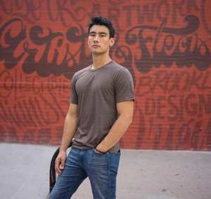 Camiseta de algodón 100% para hombre, cuello redondo, manga corta, 180 gramos, peso de tela, método de tejido no tejido - Product Image 6