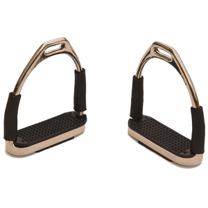 Estribos de Acero Inoxidable para Caballo, Flexibles, Antideslizantes, para Equitación, Silla de Montar Inglesa, Deportes al Aire Libre, Entrenamiento - Product Image 1