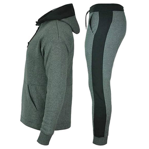 Survêtement de jogging en molleton à fermeture éclair intégrale pour homme, vêtements de sport, matière personnalisée, coton, haute qualité, manches longues - Product Image 6