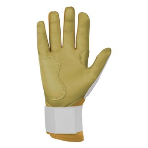 Gants de frappe en cuir blanc et or, rembourrés, à enfiler, unisexe, pour adulte, entraînement, main gauche, XL, XXL, durables, respirants - Product Image 4