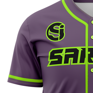 Camiseta de béisbol personalizada con logo, de manga corta, cuello en V, estilo boxy, para hombre, estilo hip hop, informal, deportiva. - Product Image 3