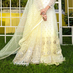 ชุดเดรสปักลายหนักสำหรับผู้หญิง แบบเย็บสำเร็จ/ยังไม่เย็บสำเร็จ สไตล์ปากีสถาน คุณภาพสูง 3 ชิ้น สำหรับงานปาร์ตี้ - Product Image 5